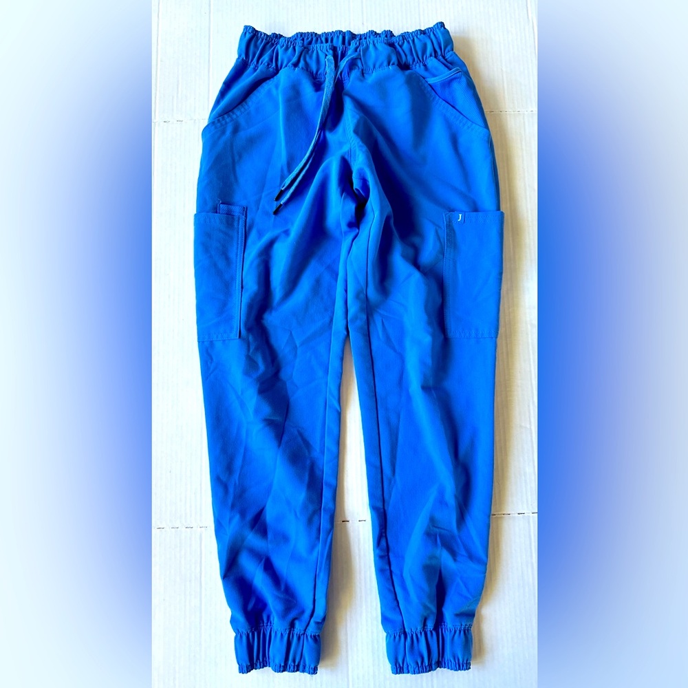 Jaanuu Women's Jogger Neo Everyday Cargo Scrub Blue XSP